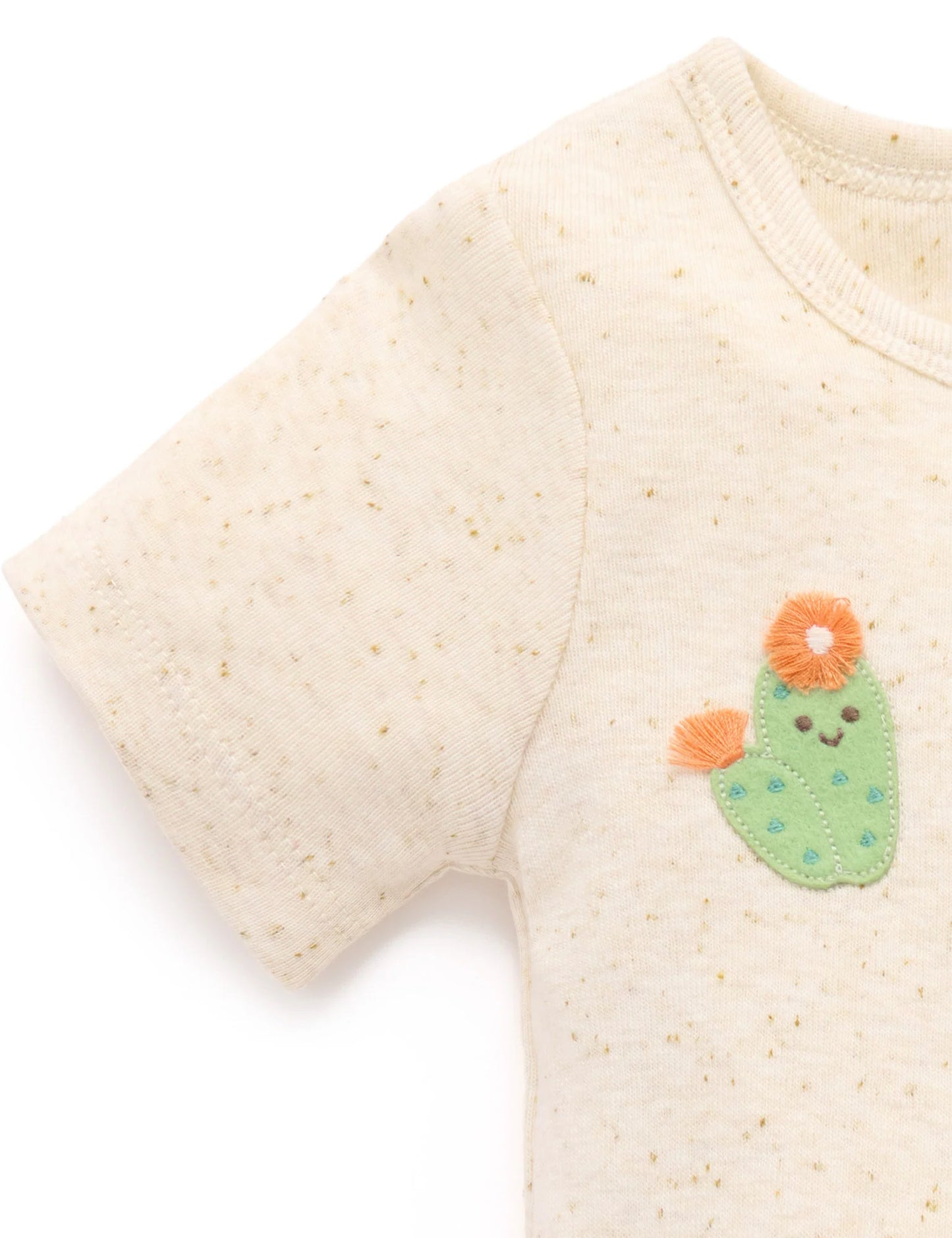 Purebaby - Bodysuit Wheat Neppy
