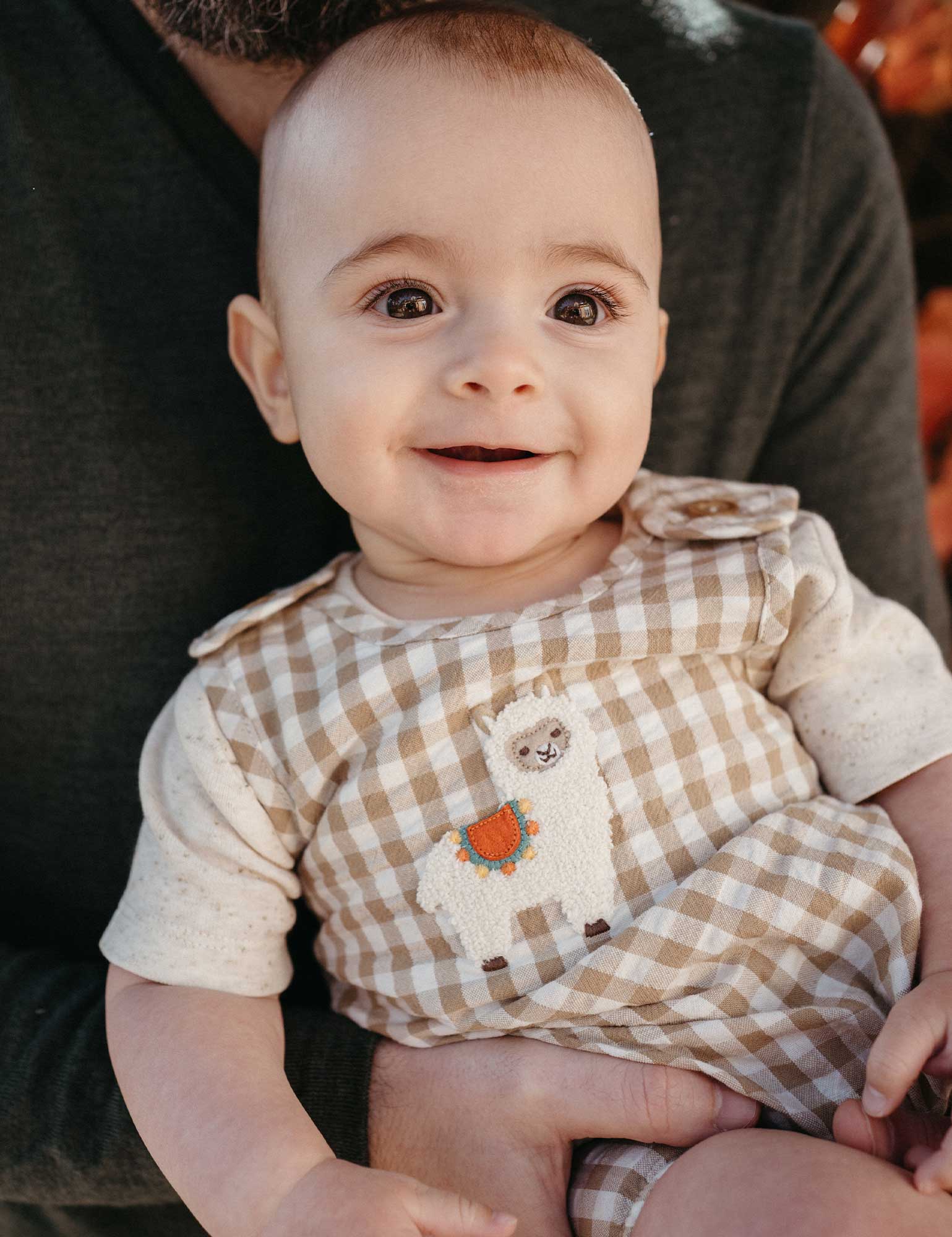 Purebaby - Gingham Romper Burrito - The Ivy Room Adelaide