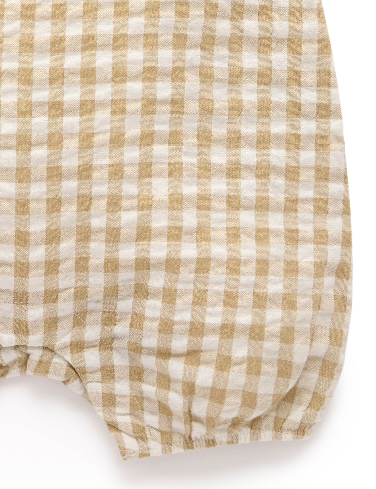 Purebaby - Gingham Romper Burrito - The Ivy Room Adelaide