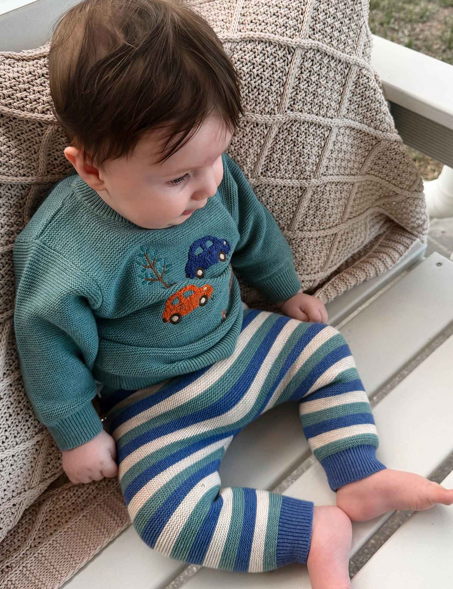 Purebaby - Knitted Legging