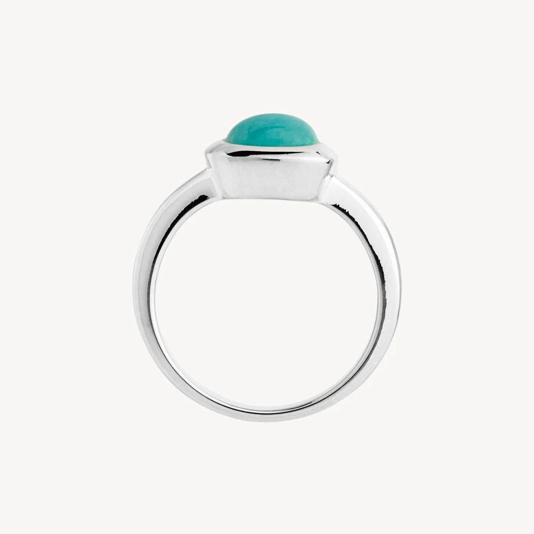Najo - Silver Amazonite Ring