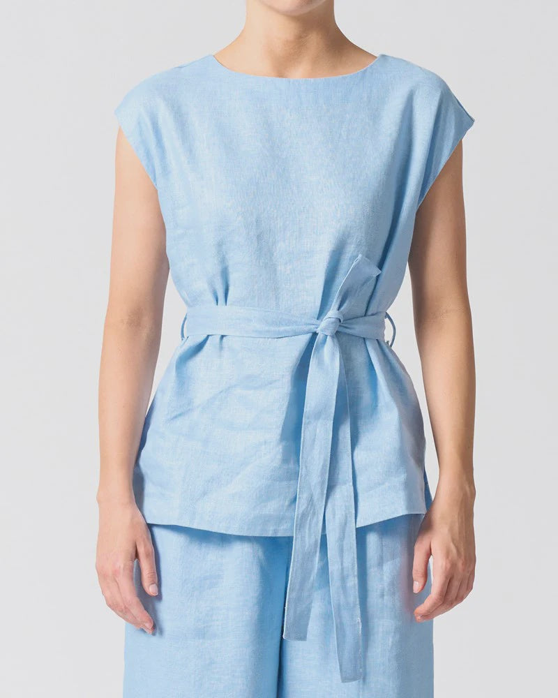 Walnut - Rhodes Top / Sky Blue - The Ivy Room Adelaide