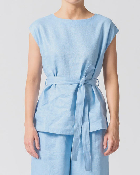 Walnut - Rhodes Top / Sky Blue - The Ivy Room Adelaide