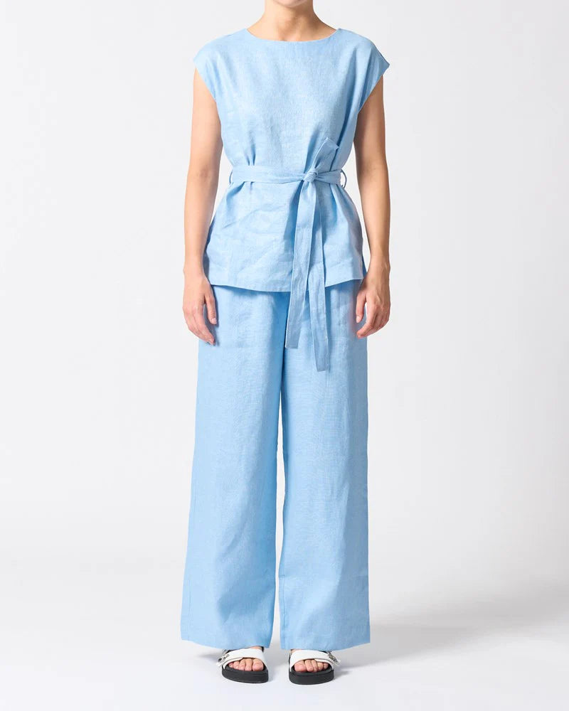 Walnut - Rhodes Top / Sky Blue - The Ivy Room Adelaide