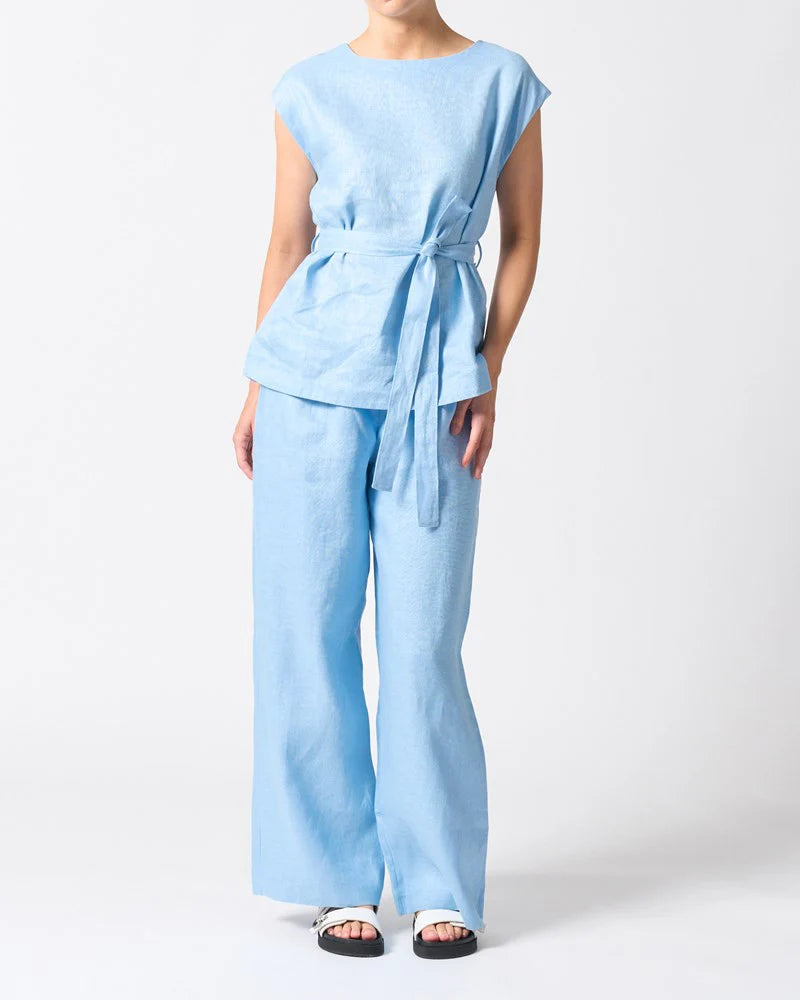 Walnut - Rhodes Top / Sky Blue - The Ivy Room Adelaide