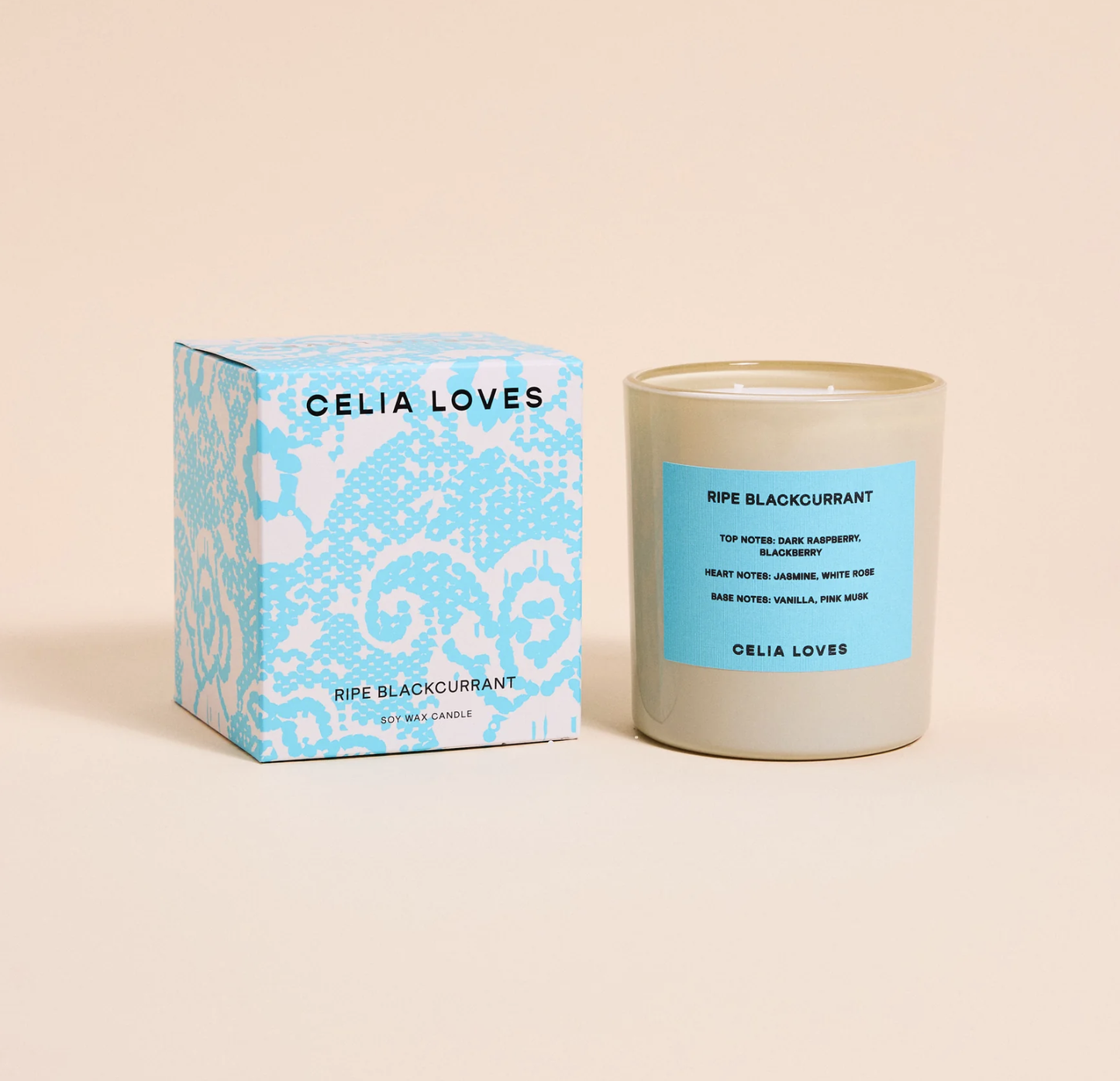 Celia Loves - 80hr Candle | Ripe Blackcurrent - The Ivy Room Adelaide