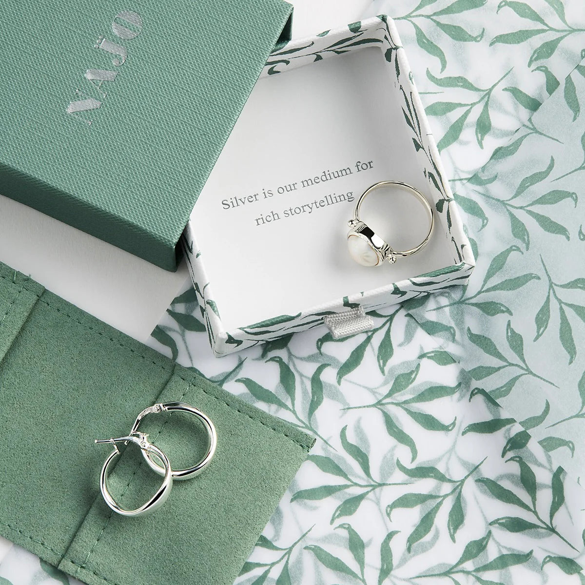 Najo - Eddy Hoop Silver - The Ivy Room Adelaide