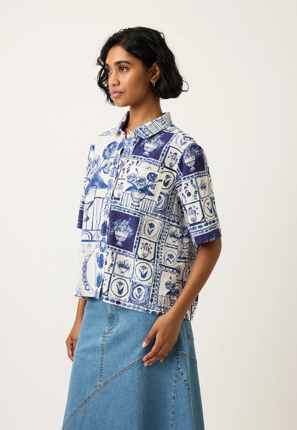 Nancybird - Summer Shirt Lyon Tile