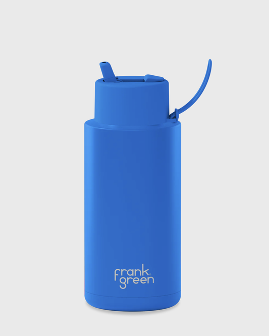 Frank Green - Limited Edition Ceramic 1lt Bottle Blue Lagoon - The Ivy Room Adelaide