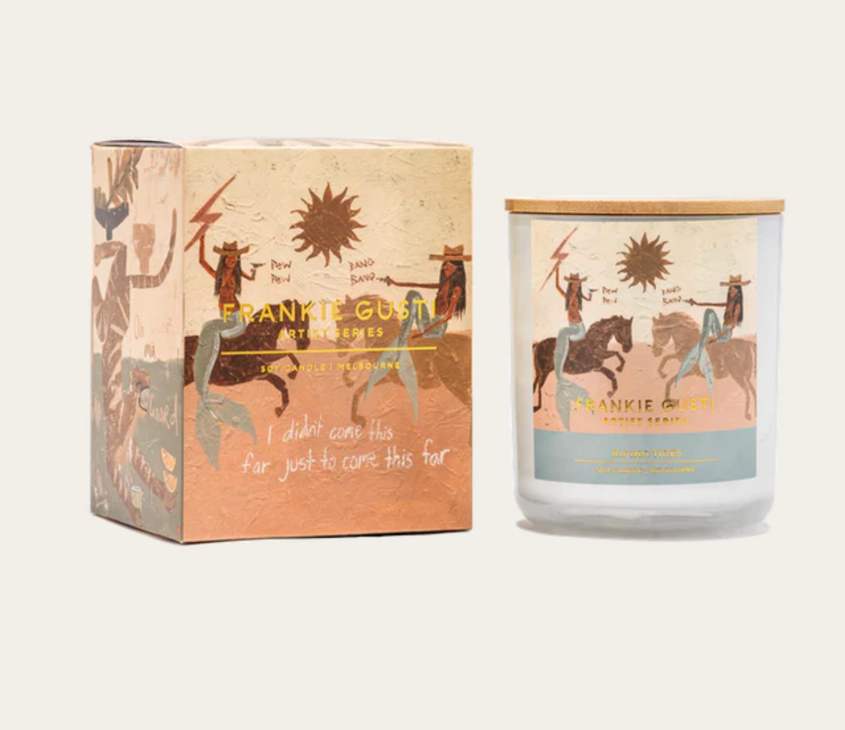 Frankie Gusti - Artist Series Candle Riding Tides - The Ivy Room Adelaide