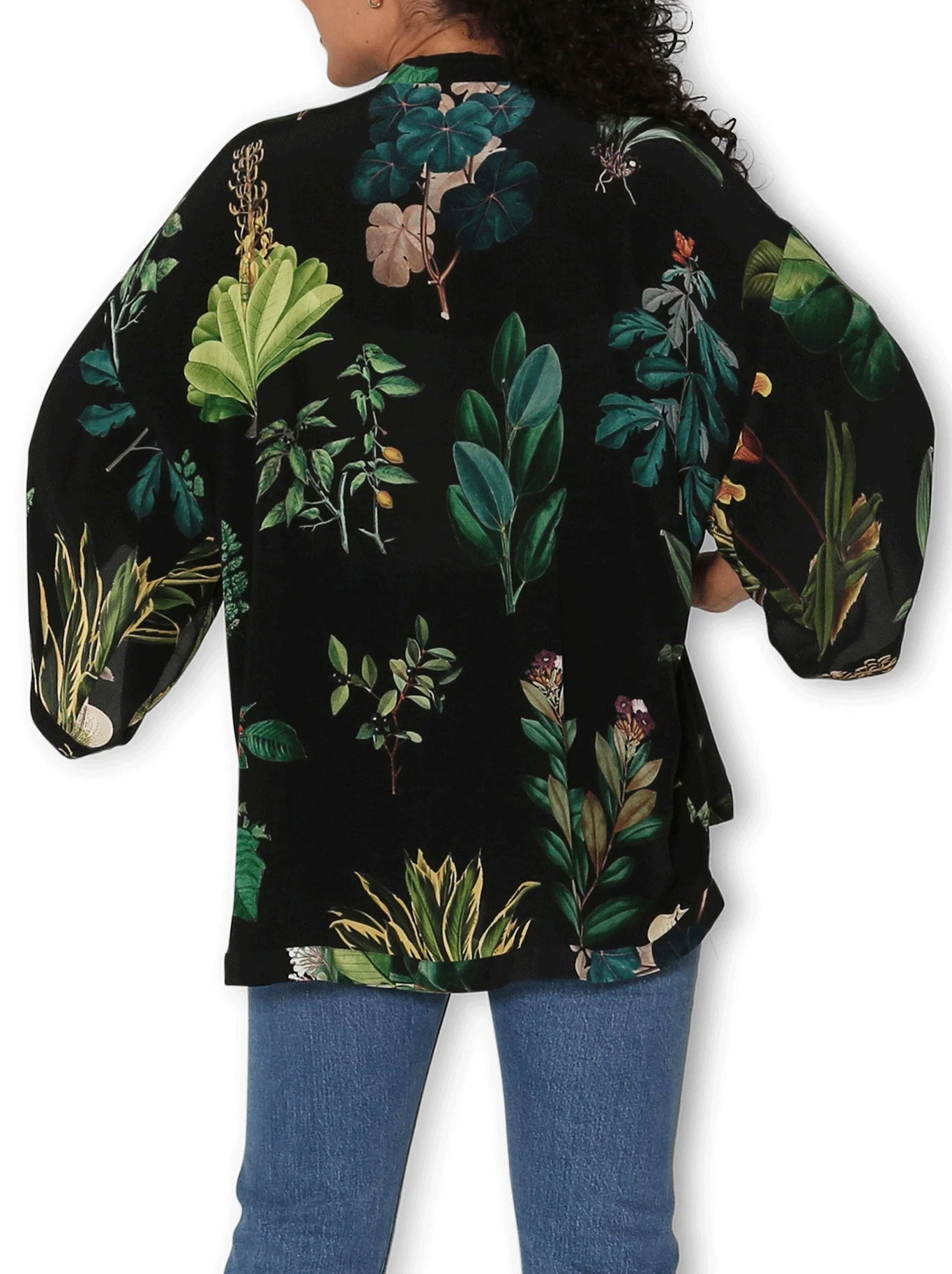 The Artist Label - Silk Kimono Ancient Botany - The Ivy Room Adelaide