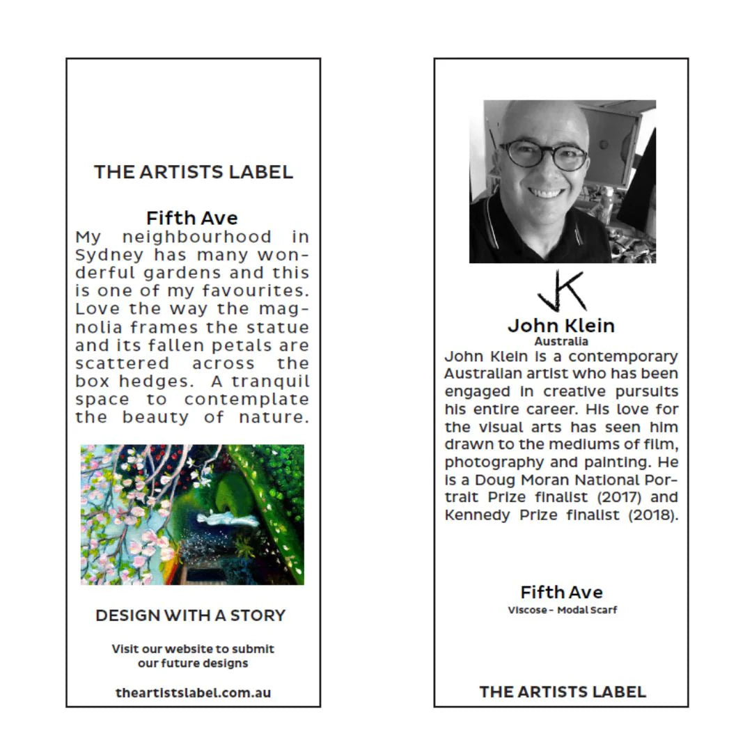 The Artist Label - Viscose Scarf Fifth Avenue