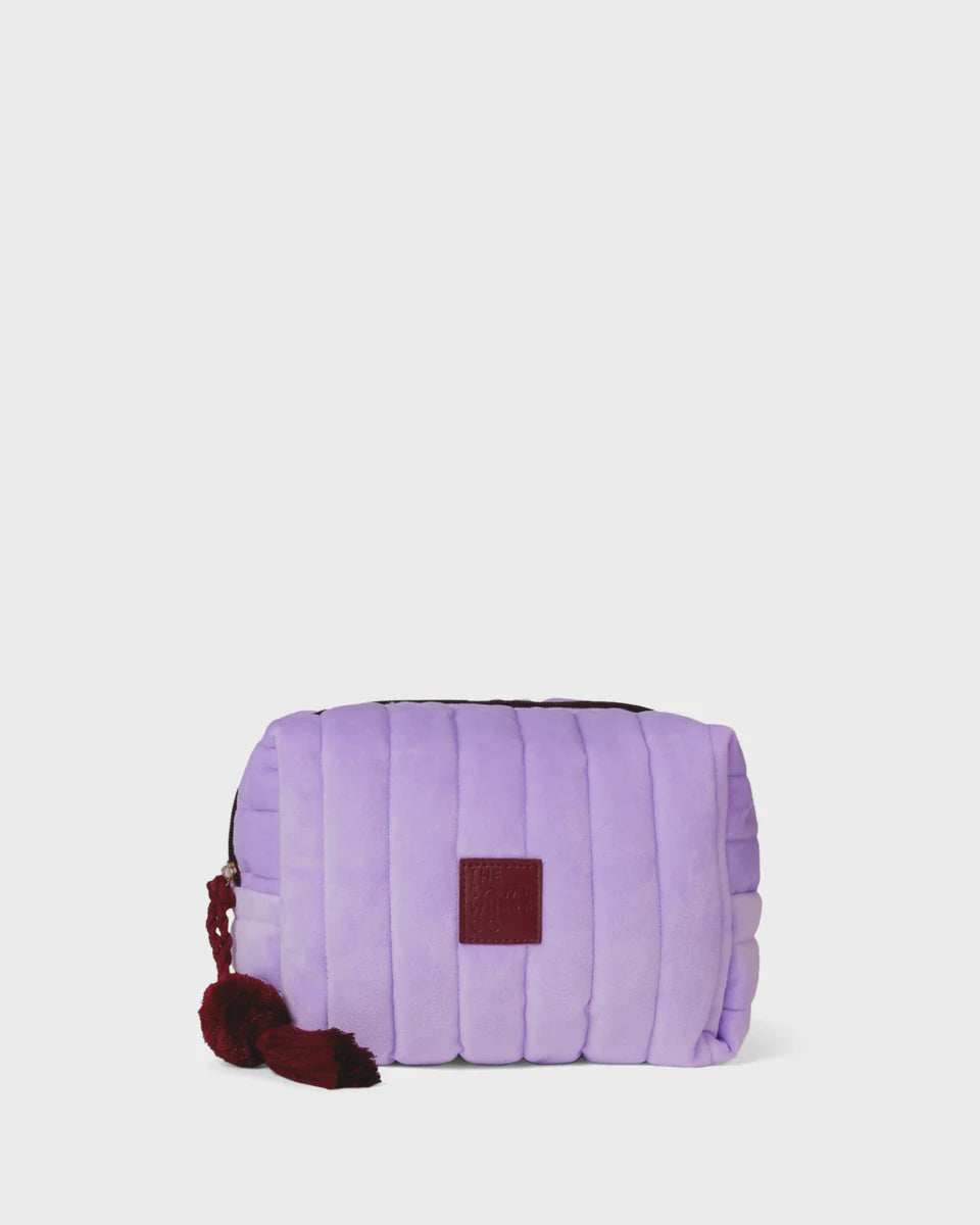 The Somewhere Co - Cosmetic Case Lilac Velvet