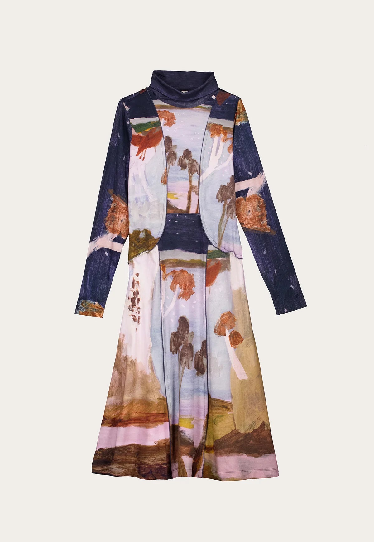 Nancybird - Reyes Dress Night Herons - The Ivy Room Adelaide