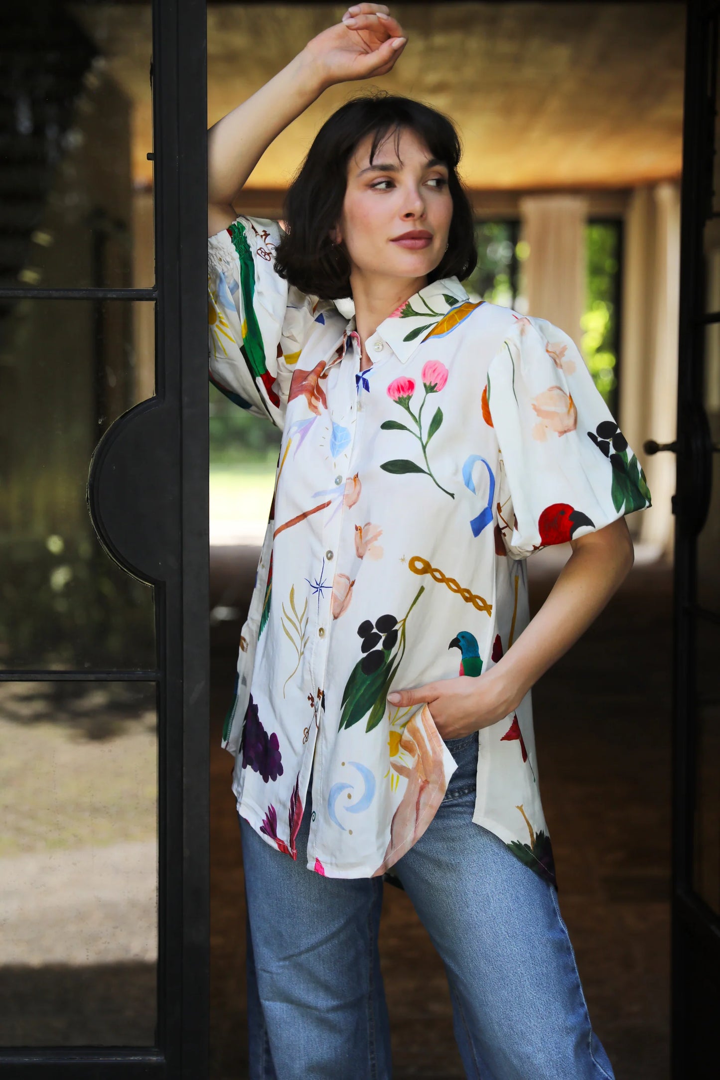 Frank & Dollys - Boheme Blouse White - The Ivy Room Adelaide