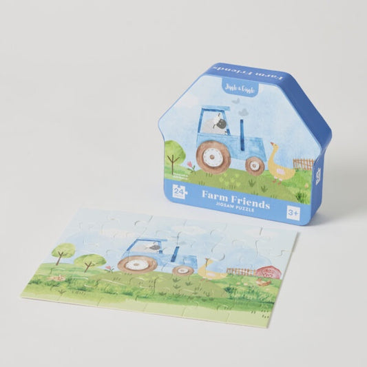 Jiggle & Giggle - Farm Friends Jigsaw 24 piece - The Ivy Room Adelaide
