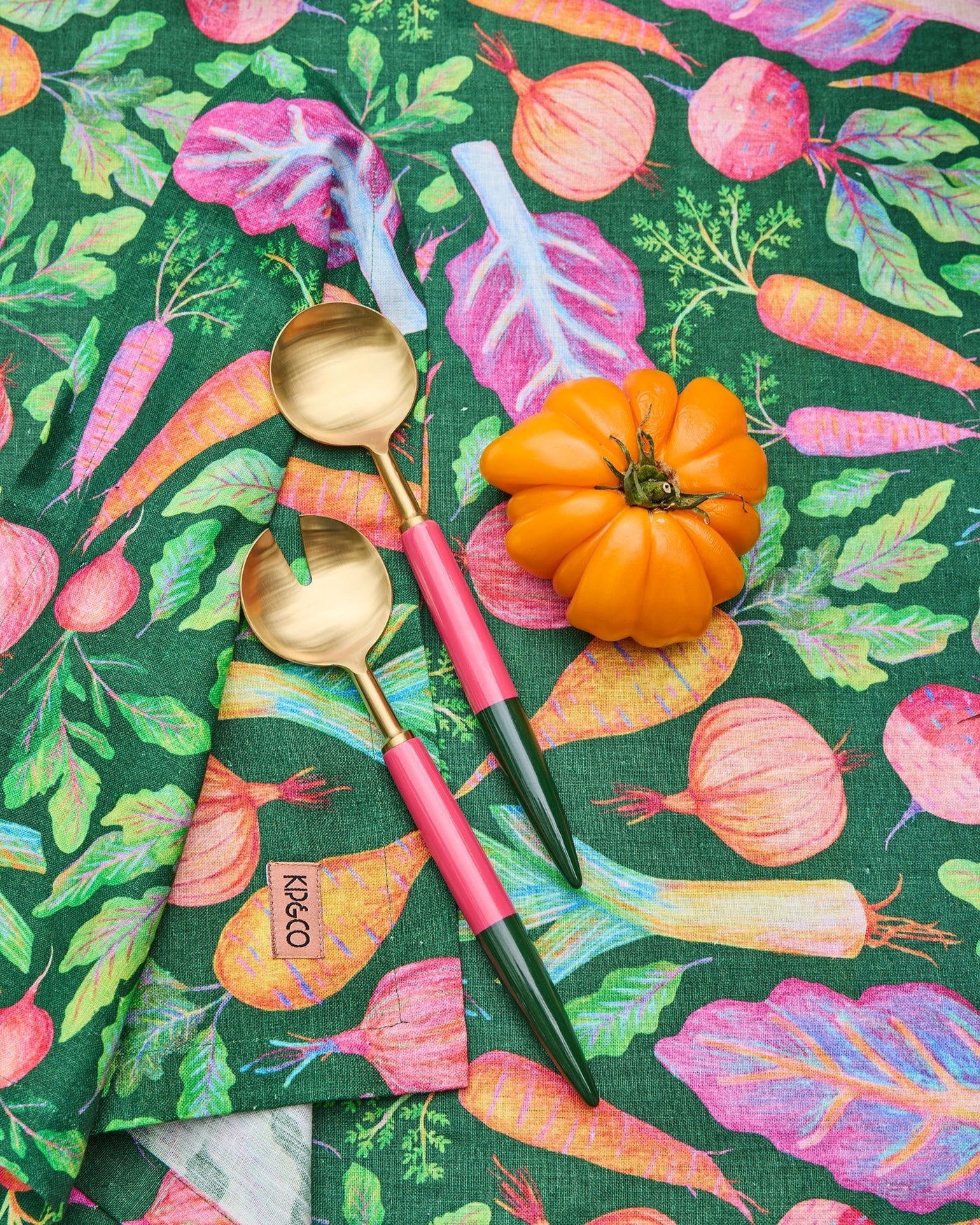 Kip & Co - Veggie Soup Linen 4P Napkin Set - The Ivy Room Adelaide