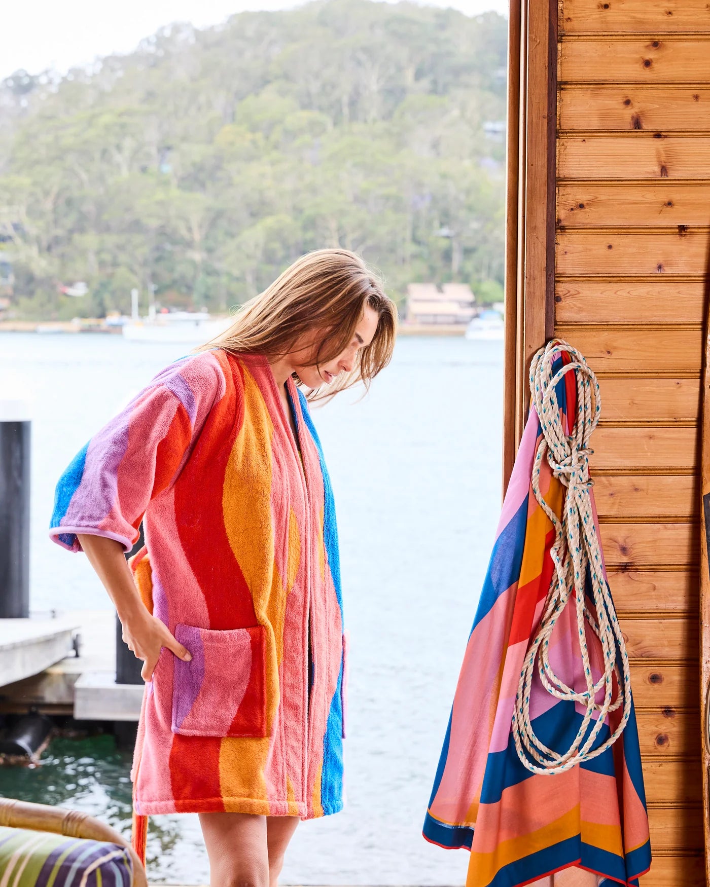 Kip & Co - Surfs Up Terry Mini Robe