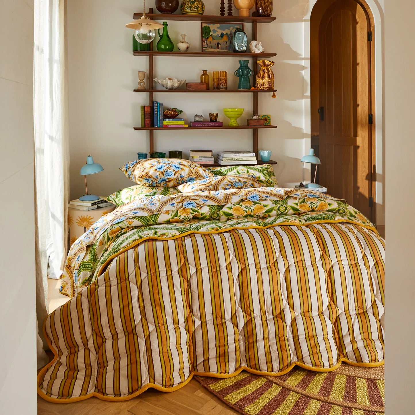 Sage x Clare - Margaret Scalloped Coverlet - The Ivy Room Adelaide