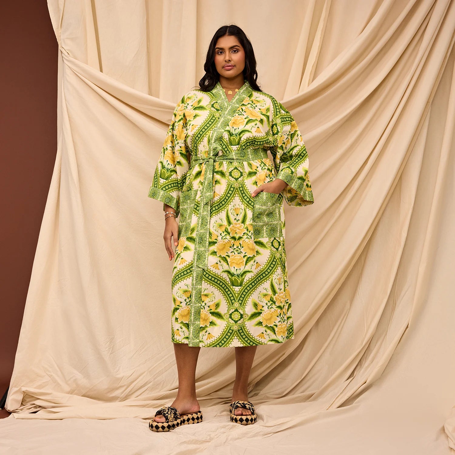 Sage x Clare - Margaret Cotton Robe - The Ivy Room Adelaide