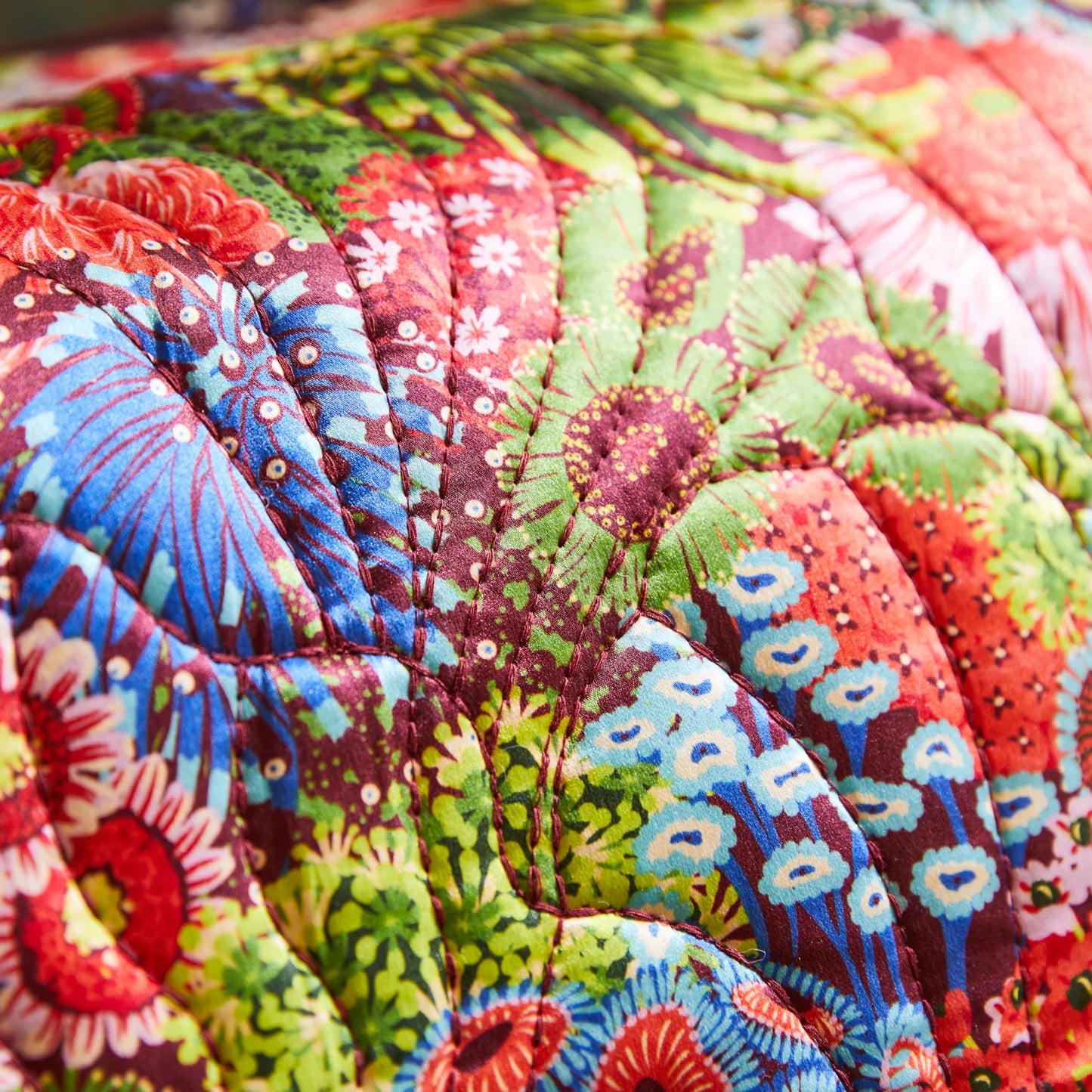 Sage x Clare - Cora Quilted Cushion Garnet - The Ivy Room Adelaide