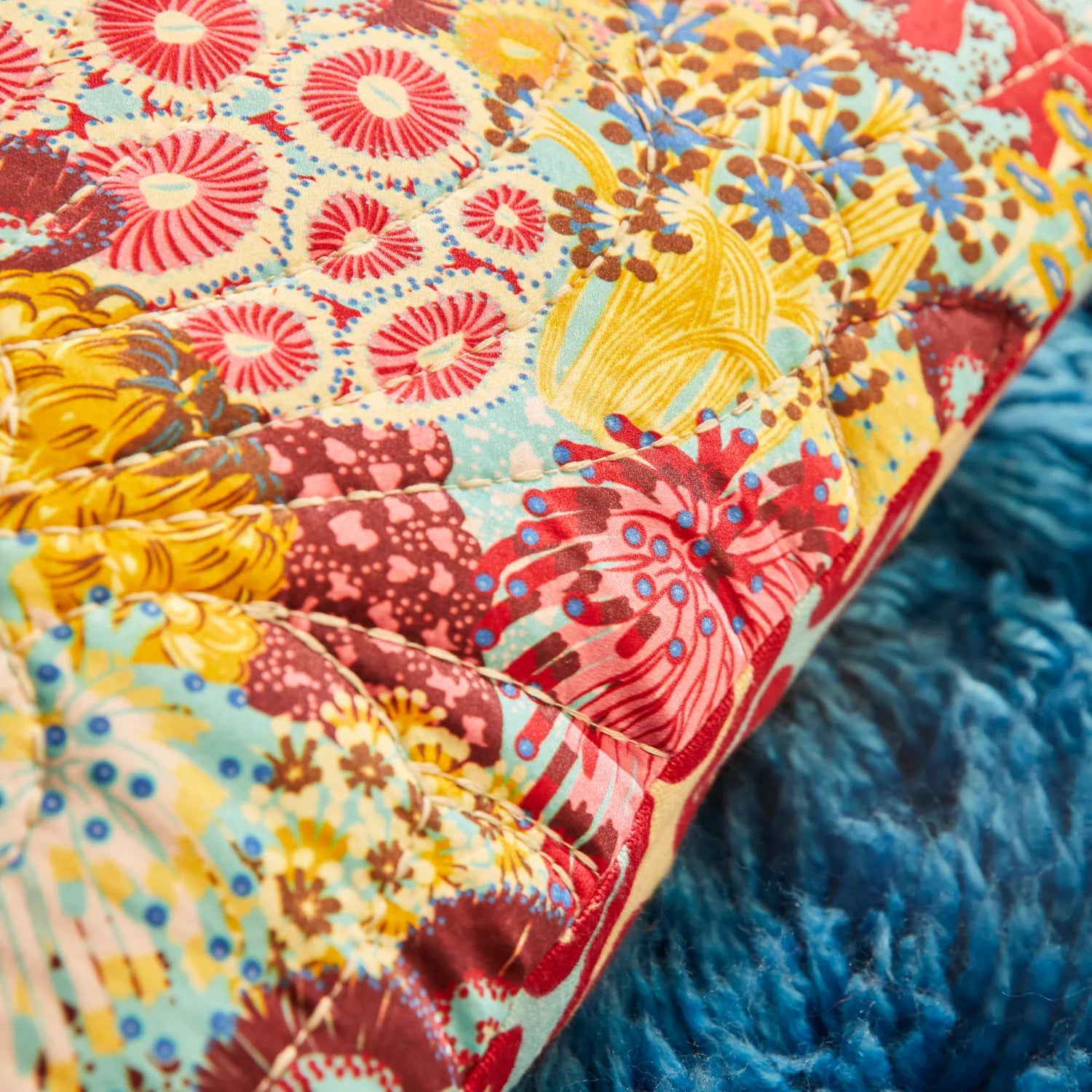 Sage x Clare - Cora Quilted Cushion Pearl - The Ivy Room Adelaide