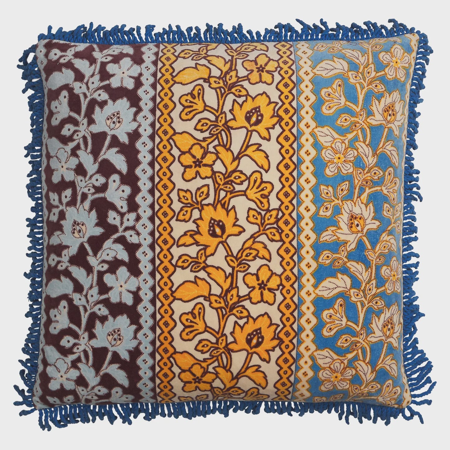 Sage x Clare - Thea Velvet Cushion Azure - The Ivy Room Adelaide