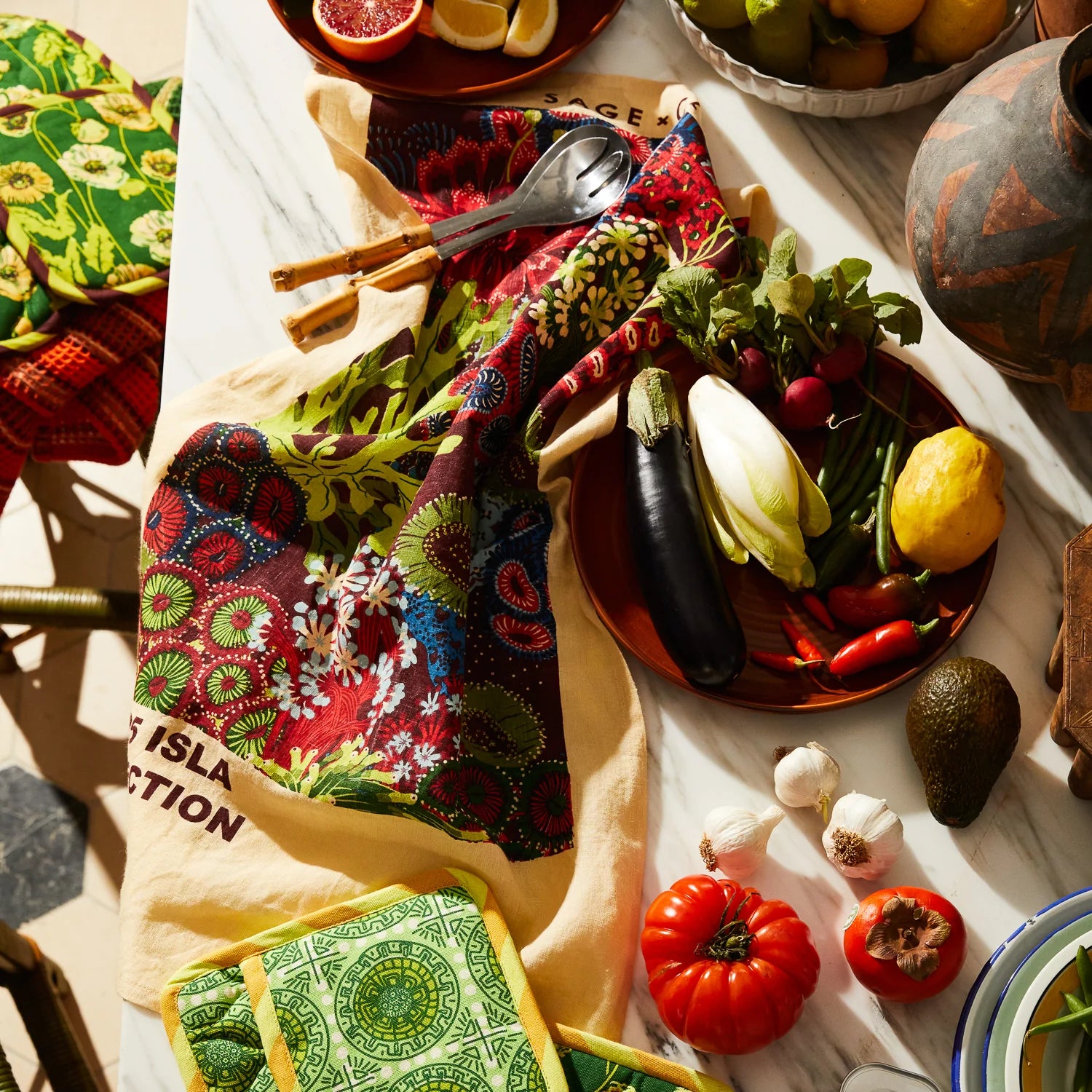 Sage x Clare - Cora Linen Tea Towel - The Ivy Room Adelaide