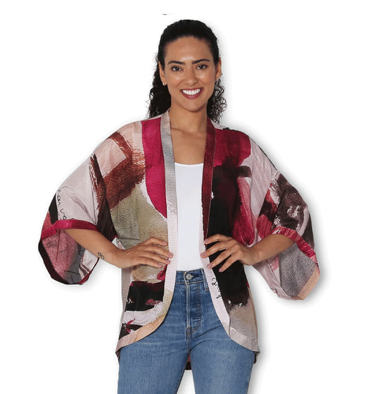 The Artist Label - Silk Kimono Autumn Flow of Love - The Ivy Room Adelaide