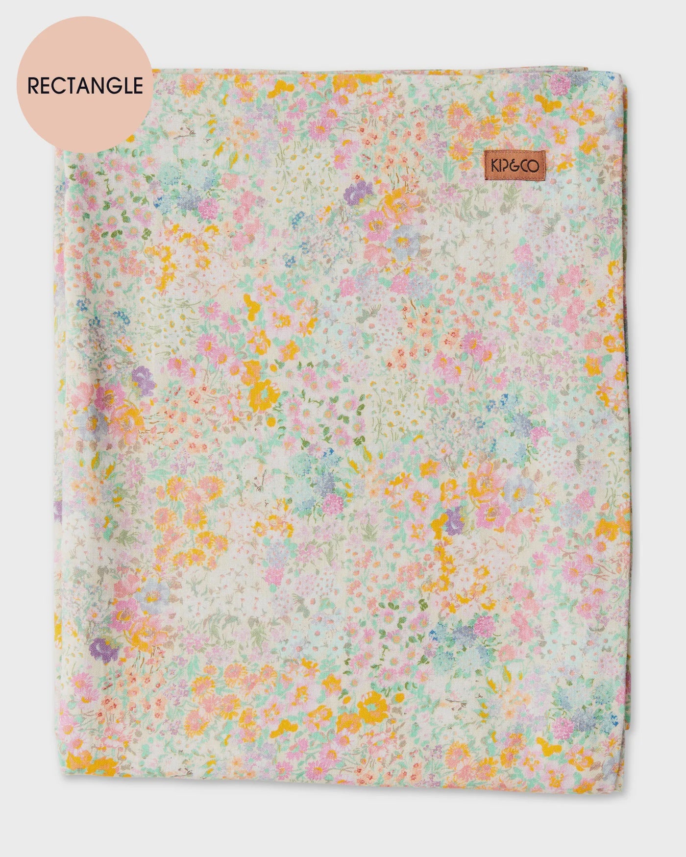 Kip & Co -  Little Bit Ditsy Linen Tablecloth 145cm x 270cm - The Ivy Room Adelaide