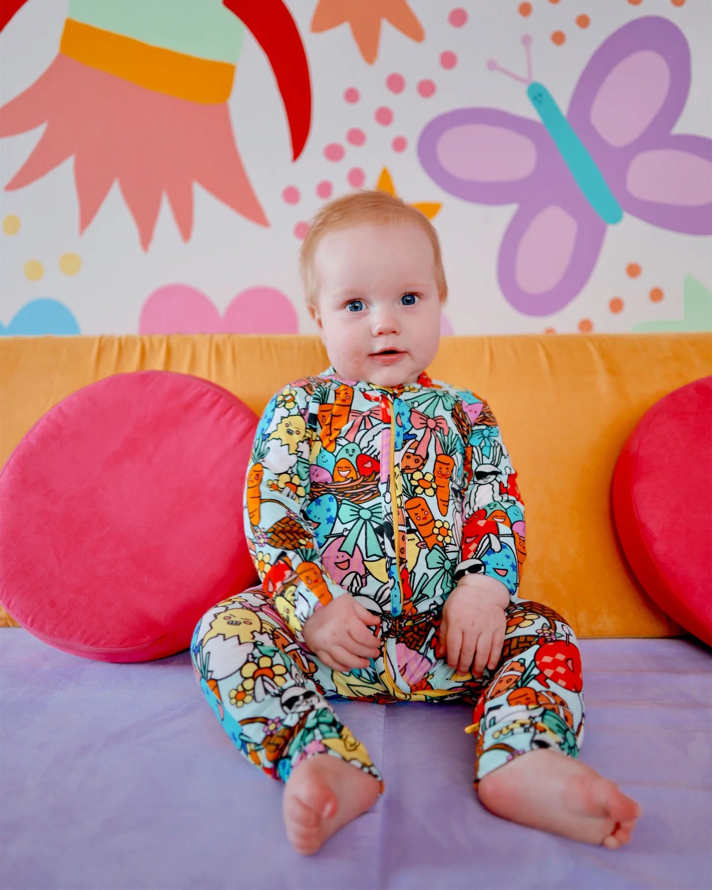 Kip & Co - Easter Parade Long Sleeve Zipsuit