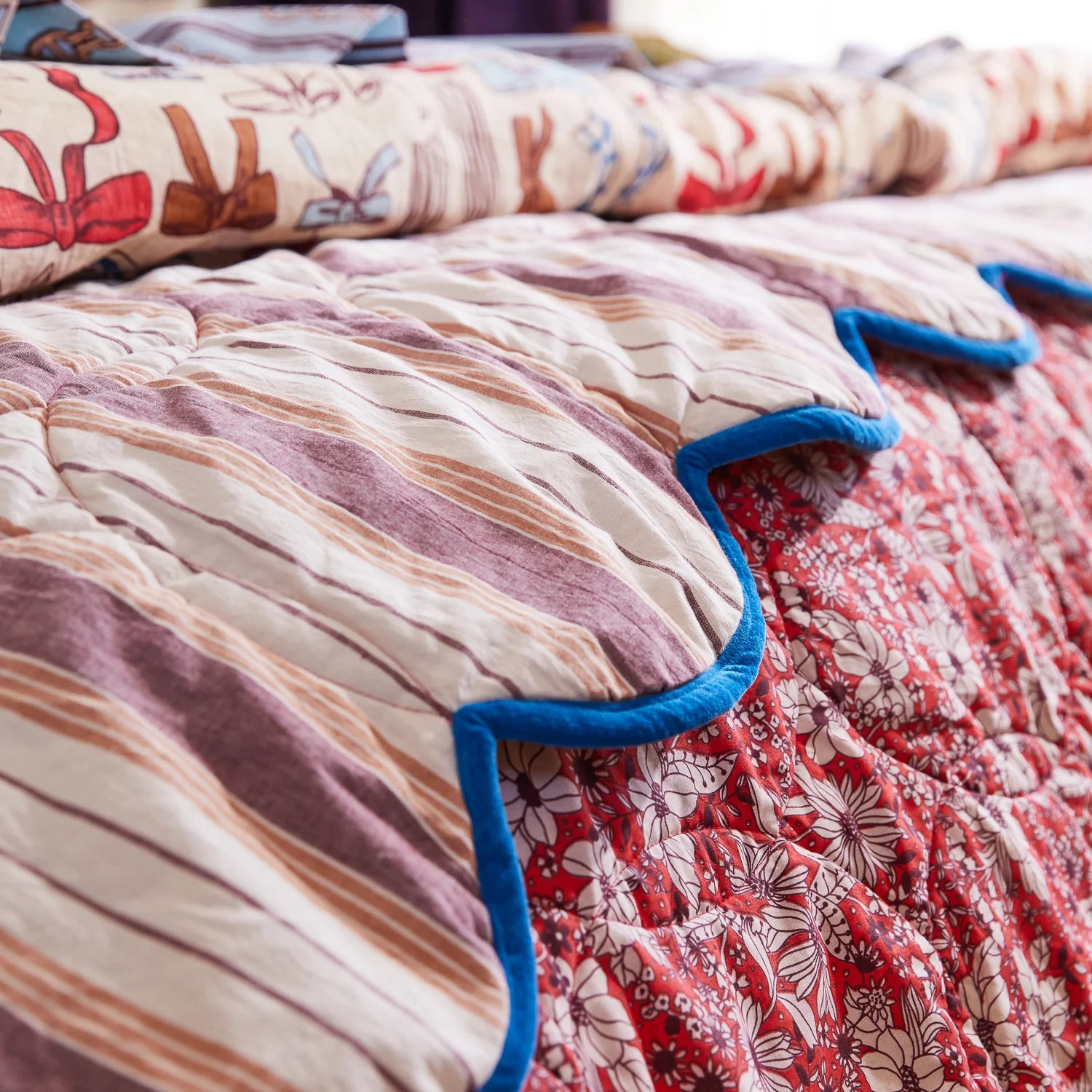 Sage x Clare - Evette Scalloped Quilted Coverlet - The Ivy Room Adelaide