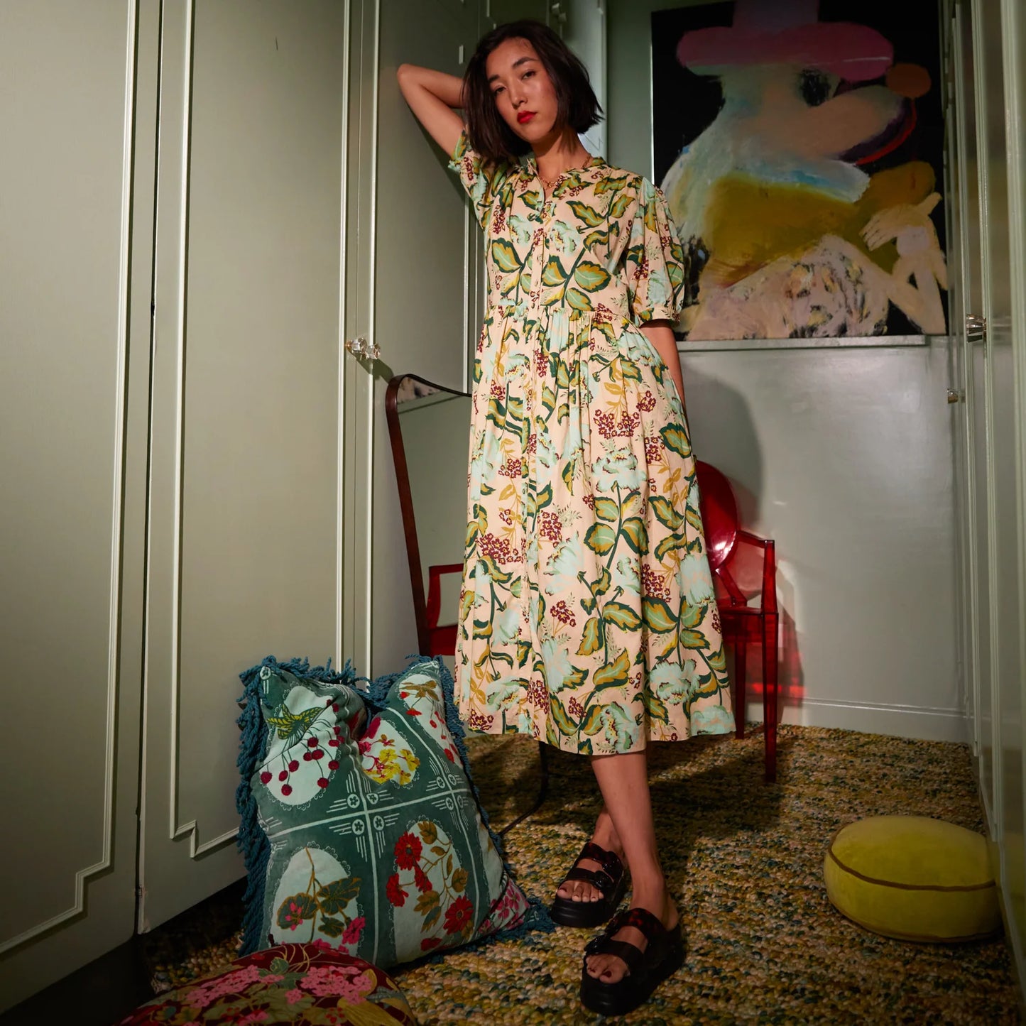 Sage x Clare - Margot Dress - The Ivy Room Adelaide