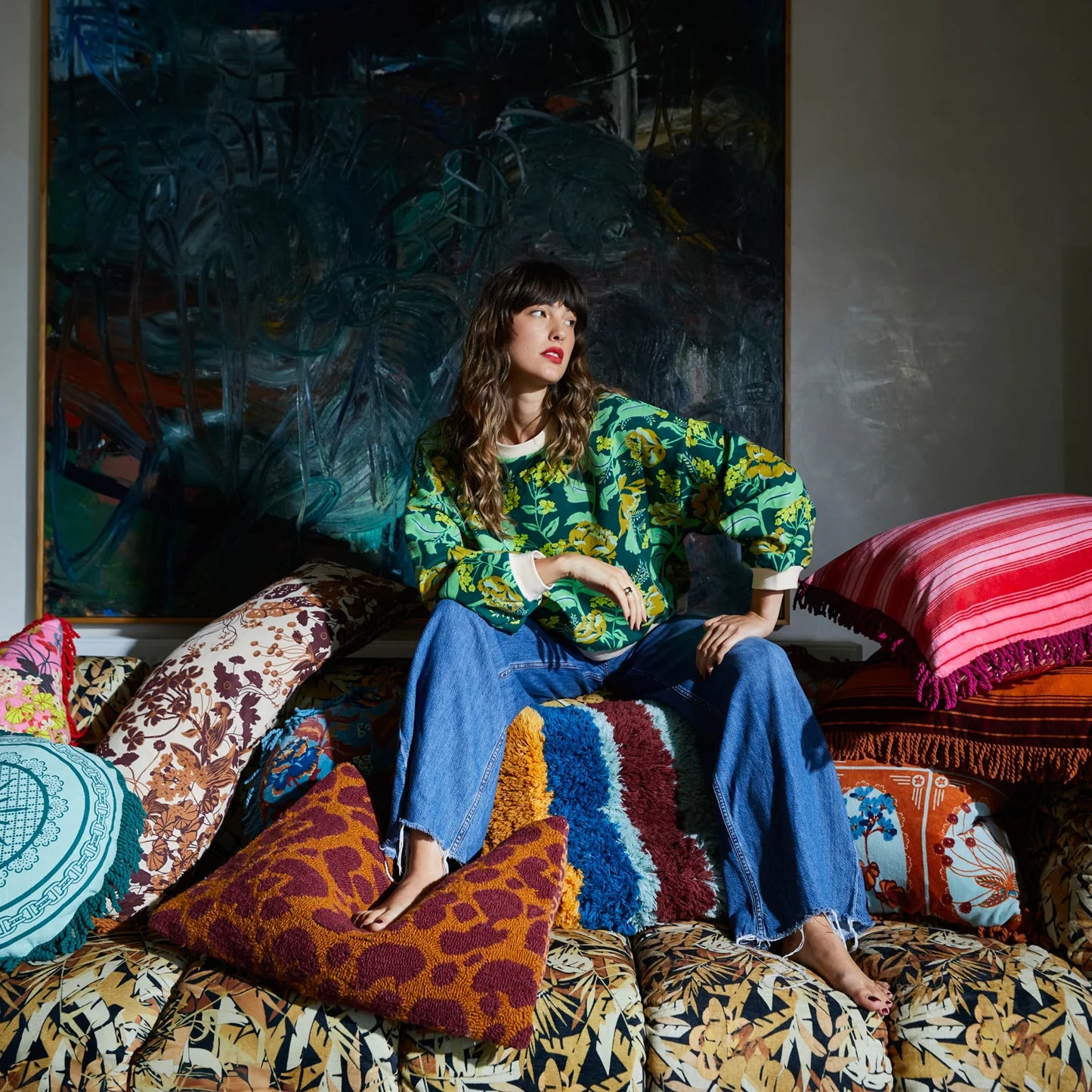 Sage x Clare - Margot Sweater - The Ivy Room Adelaide