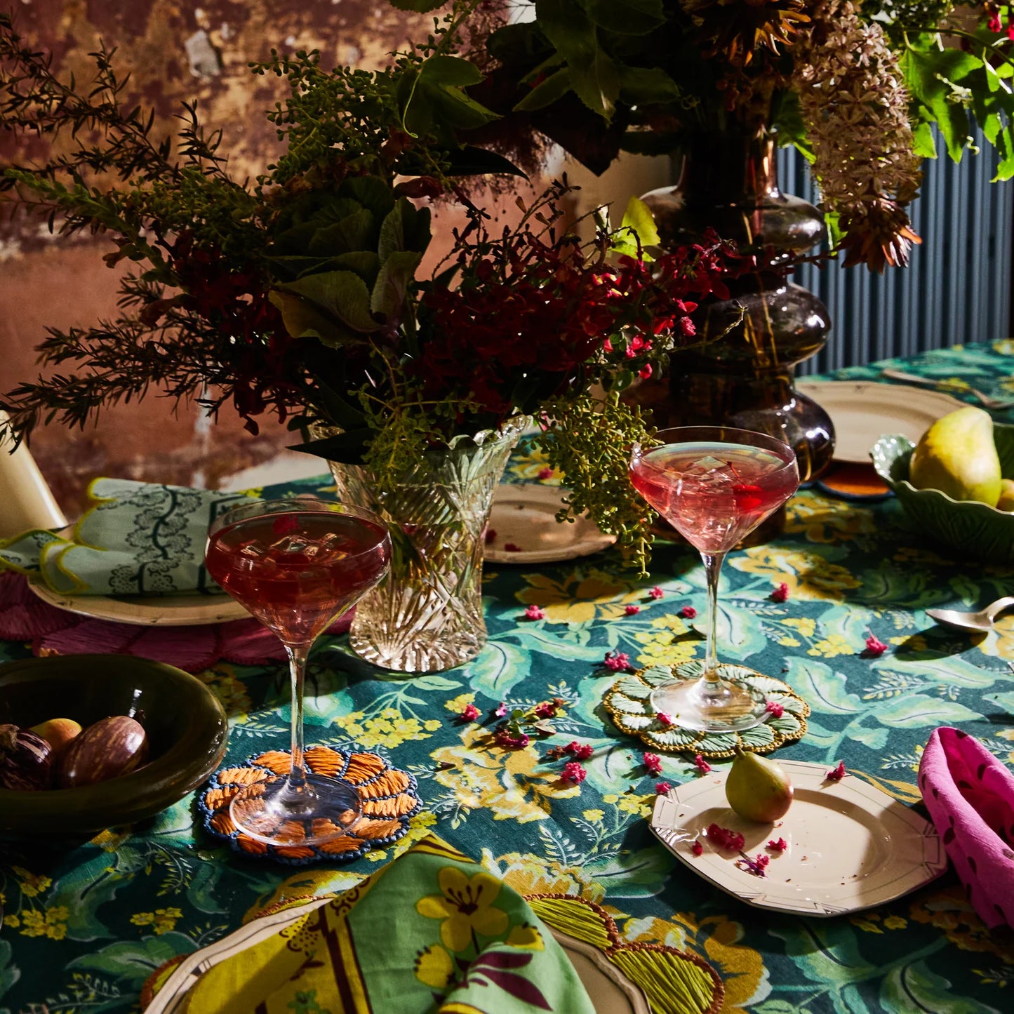 Sage x Clare - Margot Table Cloth | Forest - The Ivy Room Adelaide