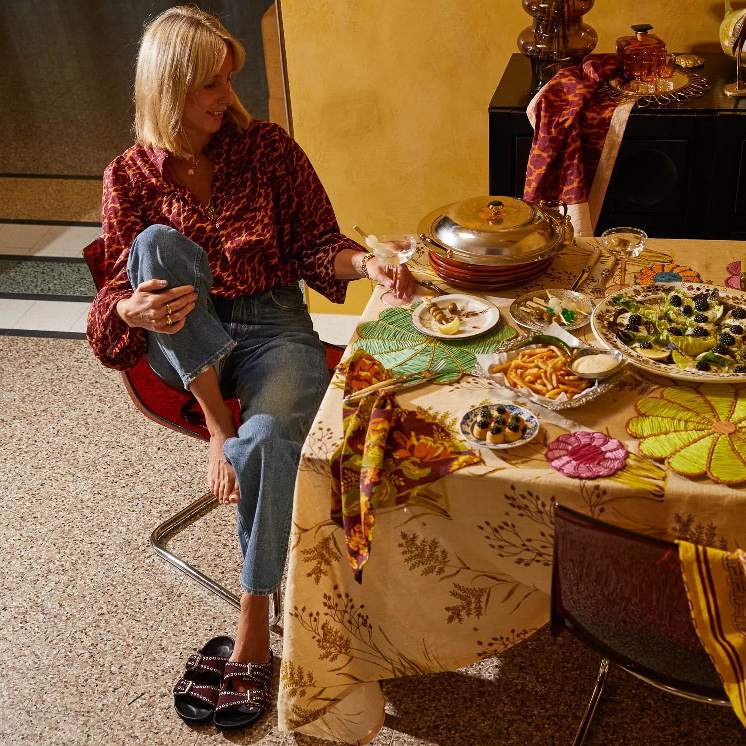 Sage x Clare - Adelyn Table Cloth - The Ivy Room Adelaide