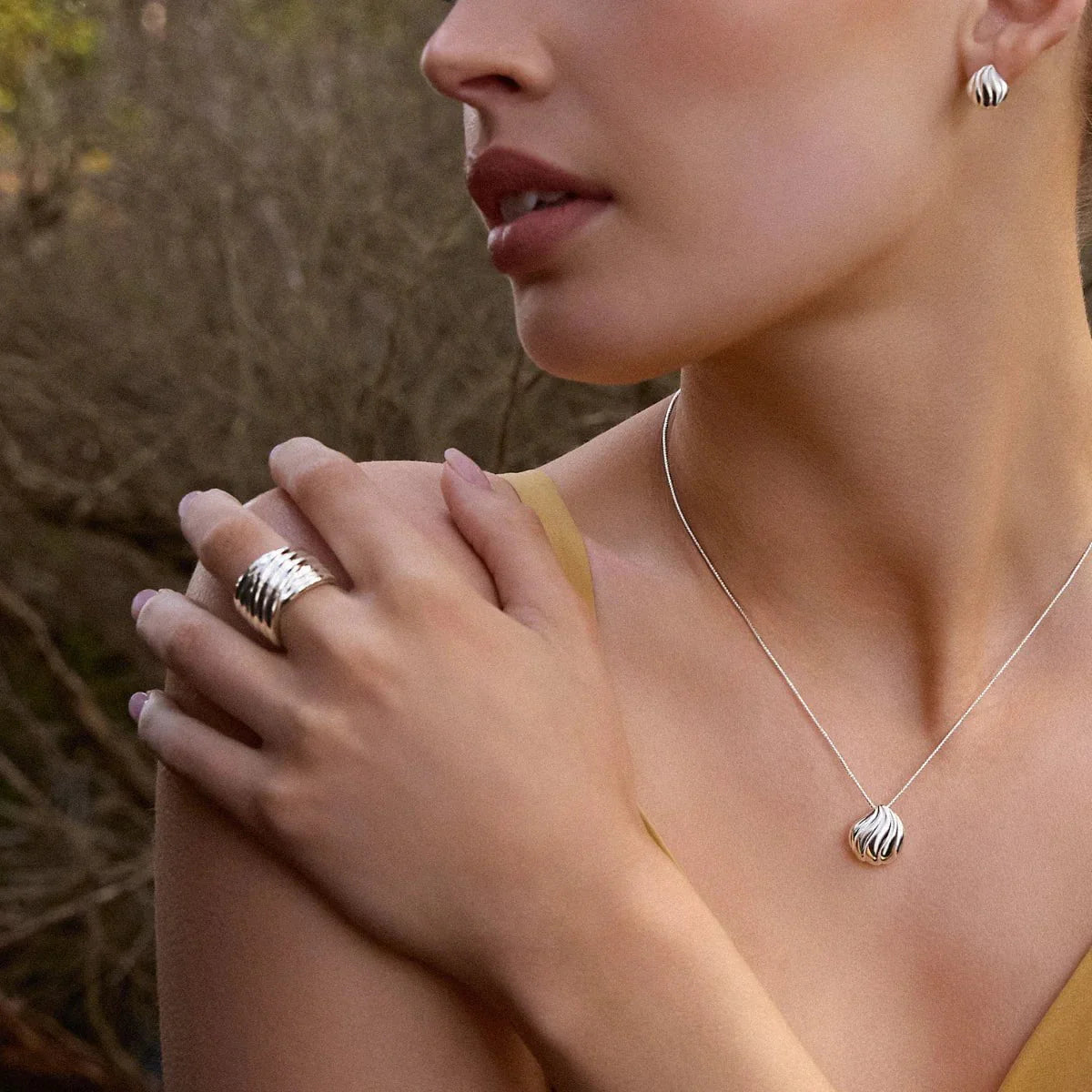 Najo - Murmur Necklace Silver