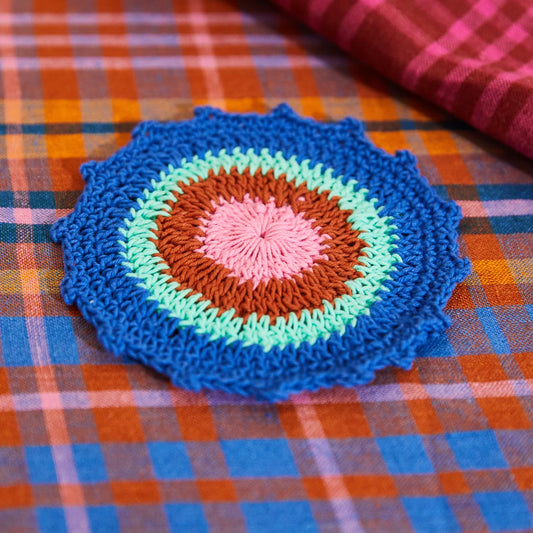 Sage x Clare - Dalian Crochet Coaster Set