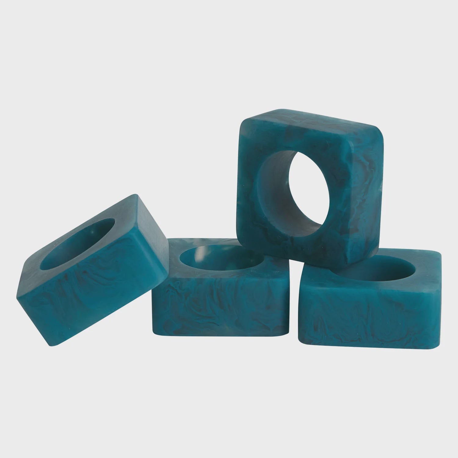 Sage x Clare - Resin Jara Napkin Ring Set Capri - The Ivy Room Adelaide