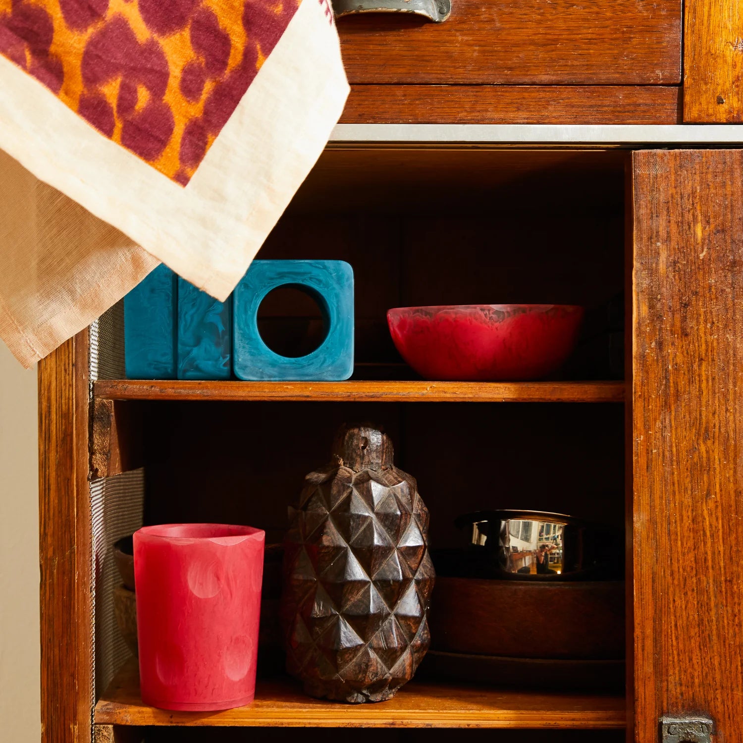 Sage x Clare - Resin Jara Napkin Ring Set Capri - The Ivy Room Adelaide