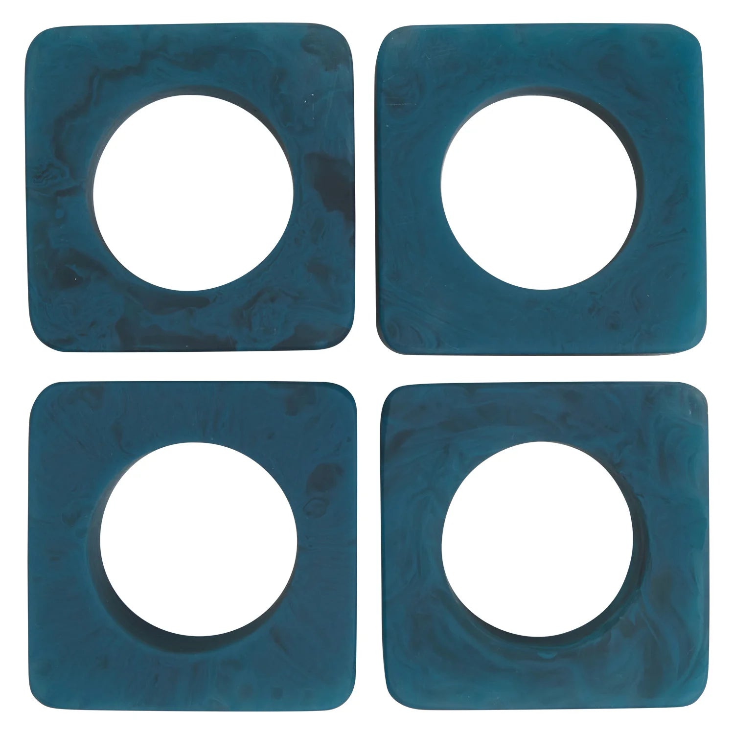 Sage x Clare - Resin Jara Napkin Ring Set Capri - The Ivy Room Adelaide