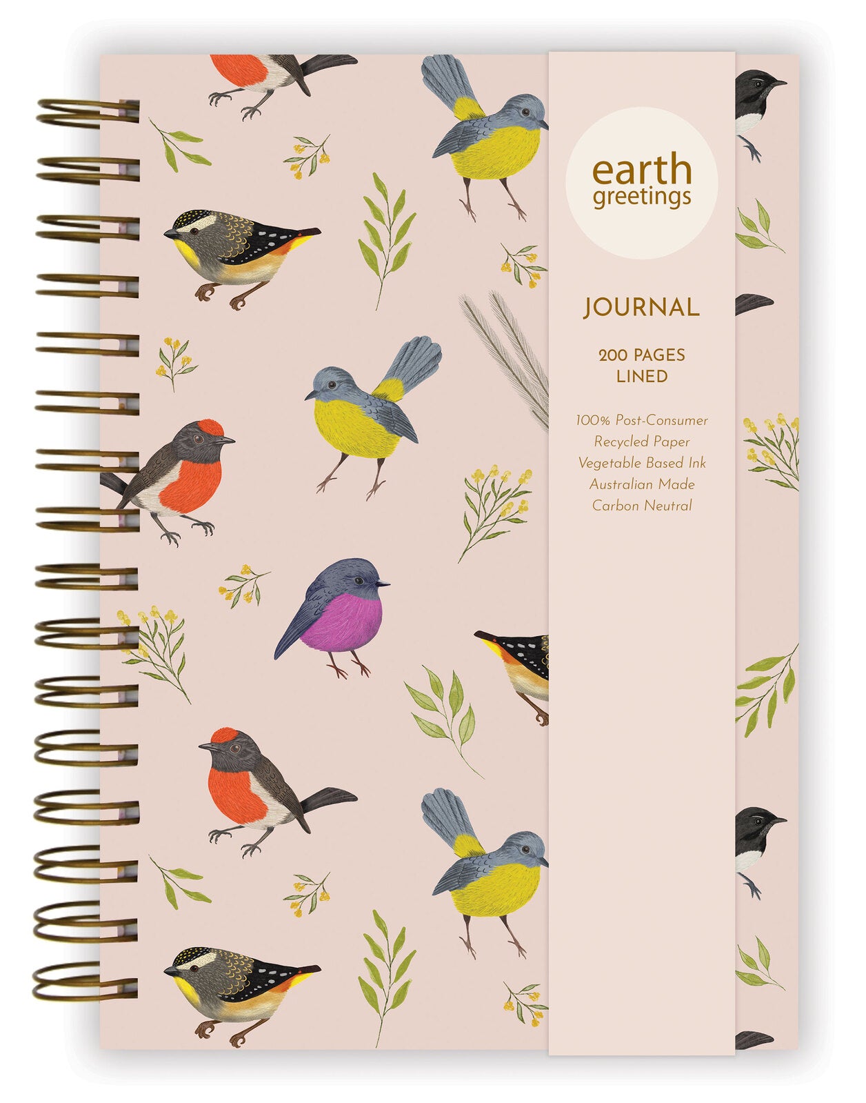 Earth Greetings - A5 Lined Journals
