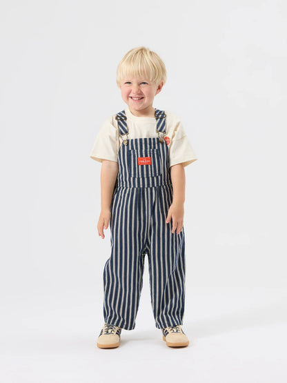 Goldie + Ace - Austin Overalls / Railroad Stripe