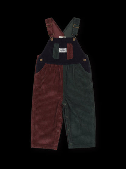 Goldie + Ace - Austin Corduroy Overalls / Colour Block