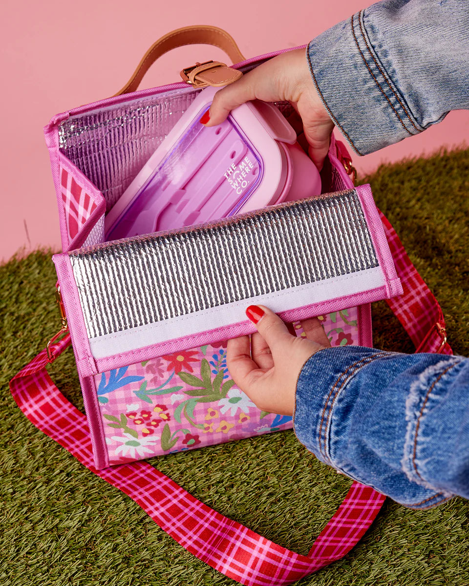 The Somewhere Co - Lunch Satchel Flowerburst - The Ivy Room Adelaide