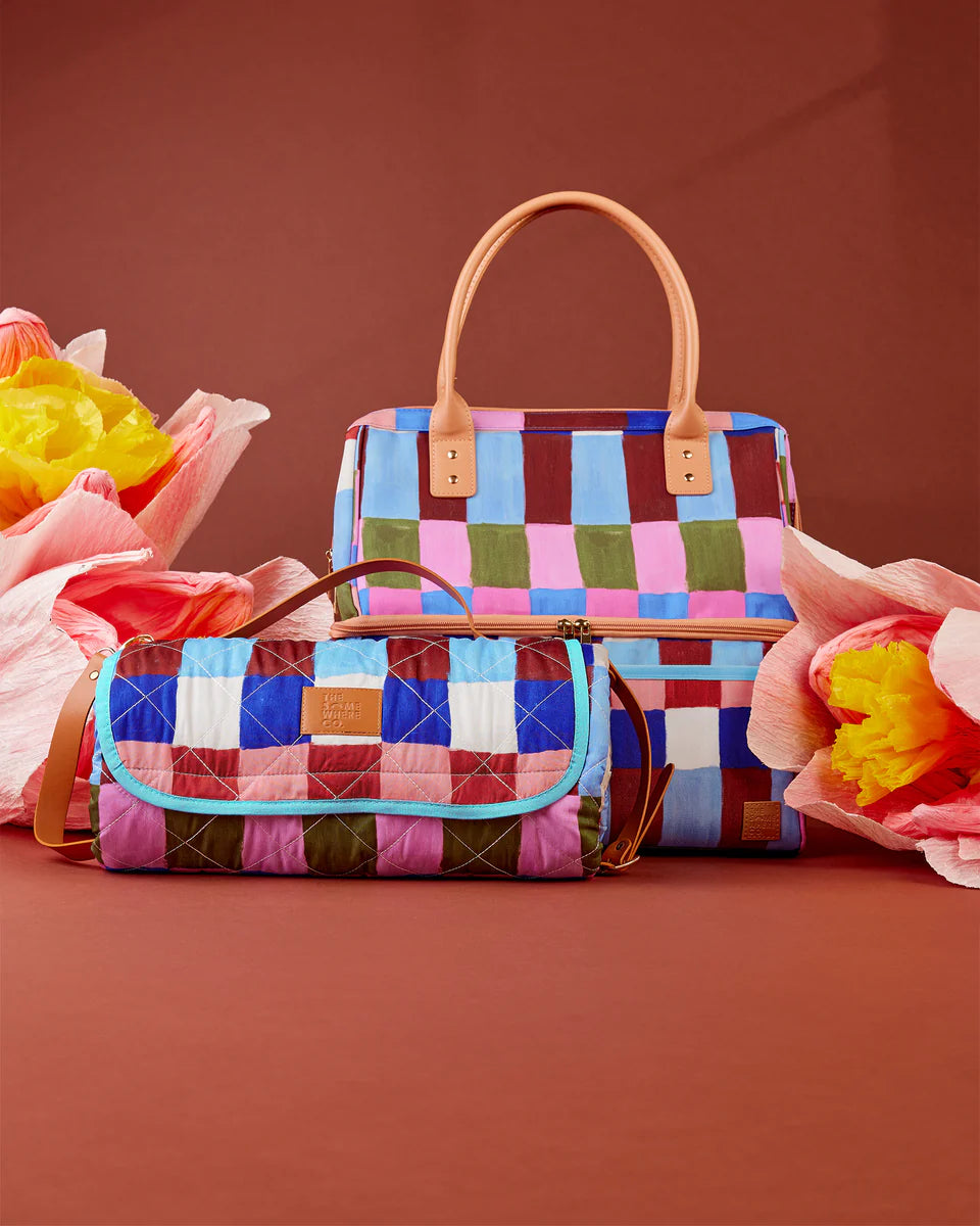 The Somewhere Co - XL Picnic Rug Hopscotch - The Ivy Room Adelaide