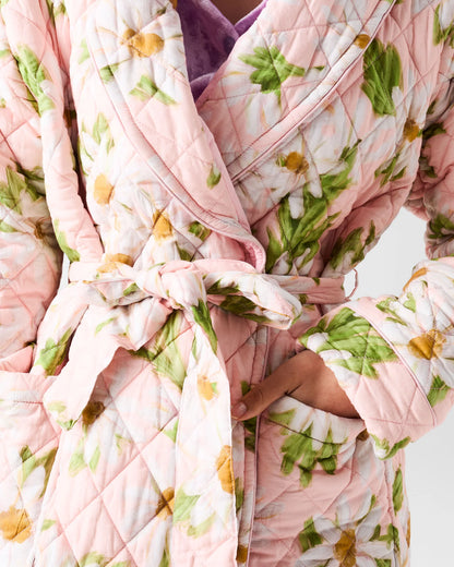Kip & Co - Sweet Daisy Quilted Cotton Robe - The Ivy Room Adelaide