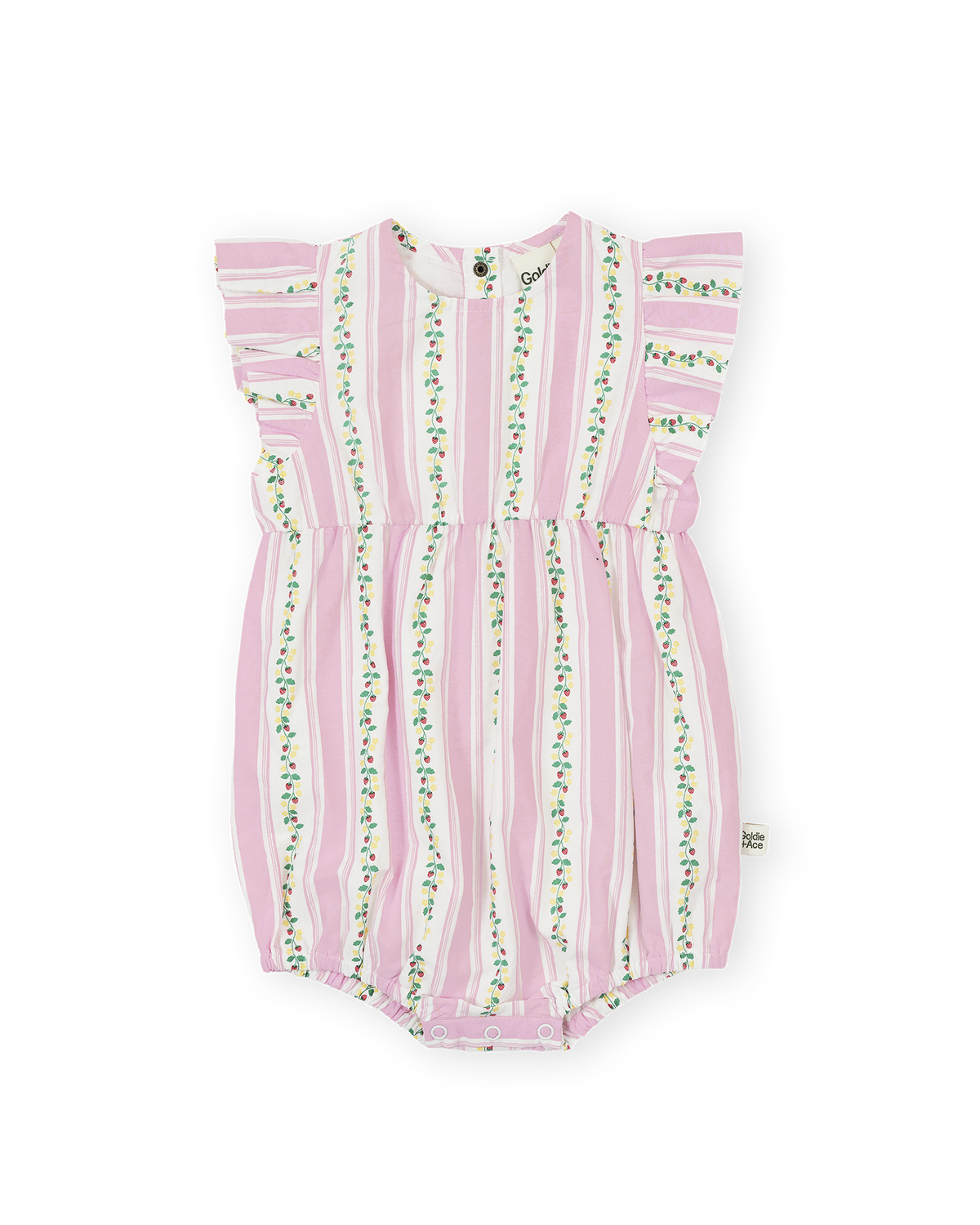 Goldie + Ace - Antique Lani Romper | Stripe Strawberry