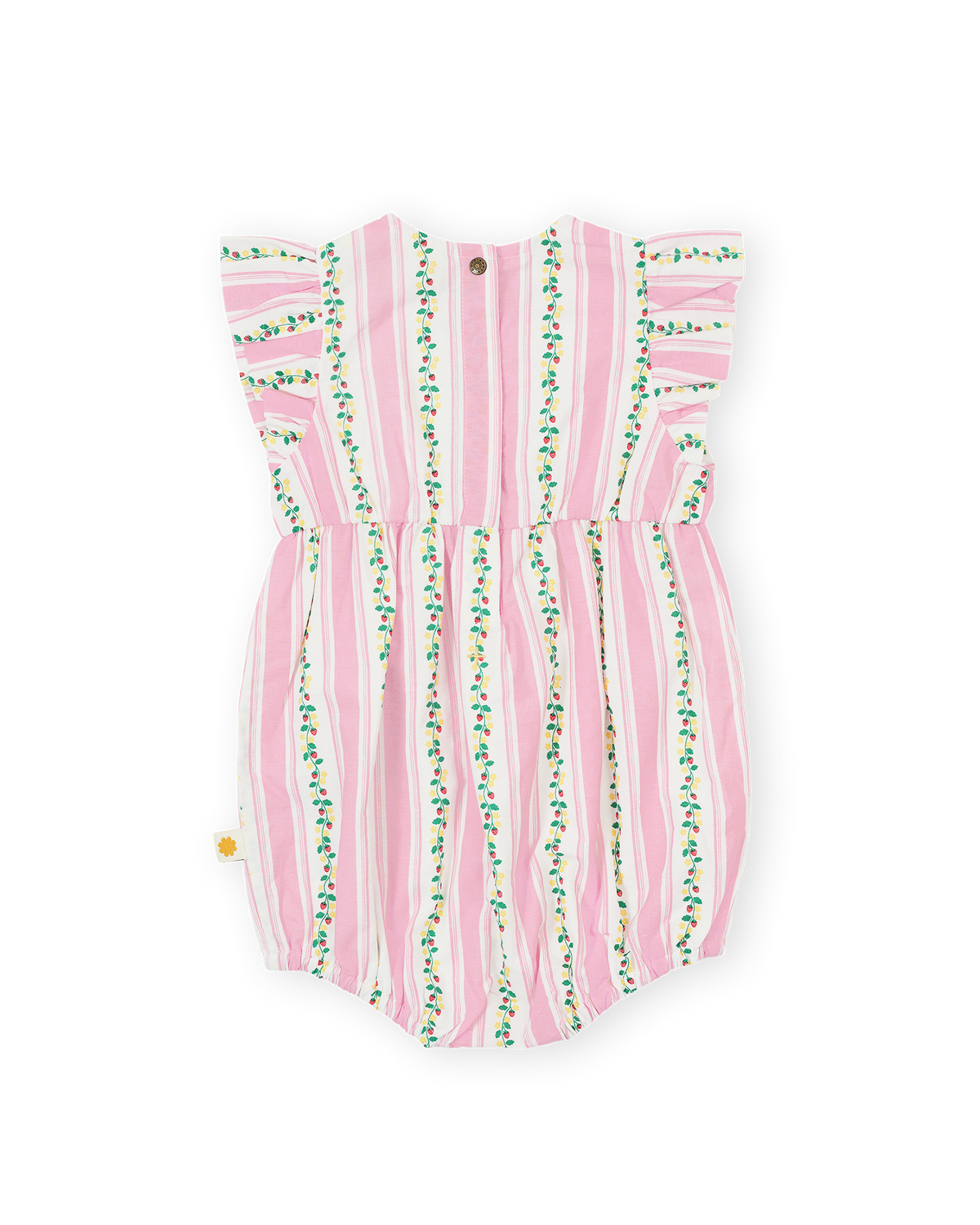 Goldie + Ace - Antique Lani Romper | Stripe Strawberry