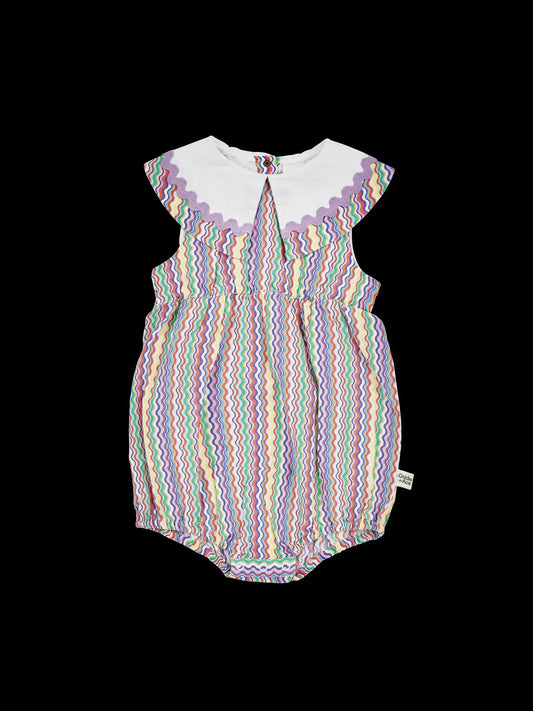 Goldie + Ace - Ric Rac Ava Collared Romper